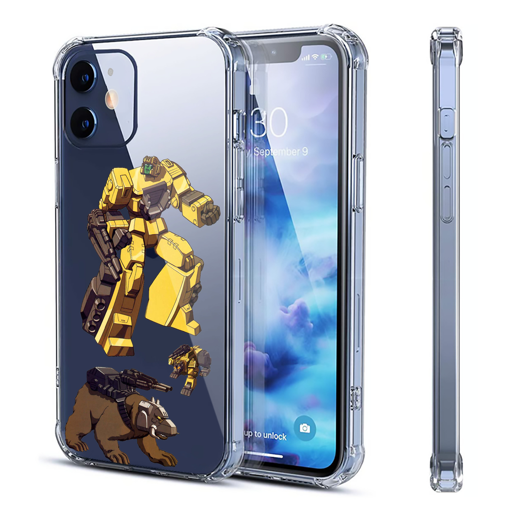 （画像用）  【iPhone 12シリーズ対応】透明スマホケース（クリアソフトケース）